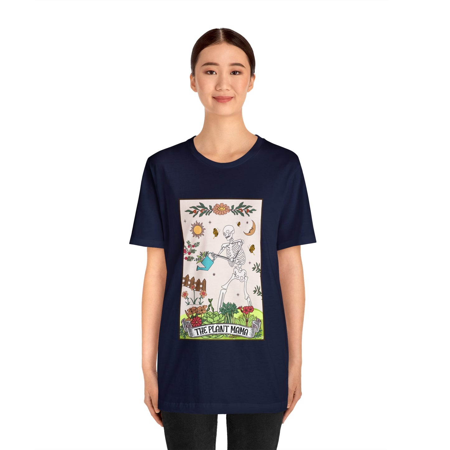 The Plant Mama Loteria Tarot Short Sleeve Unisex T-Shirt