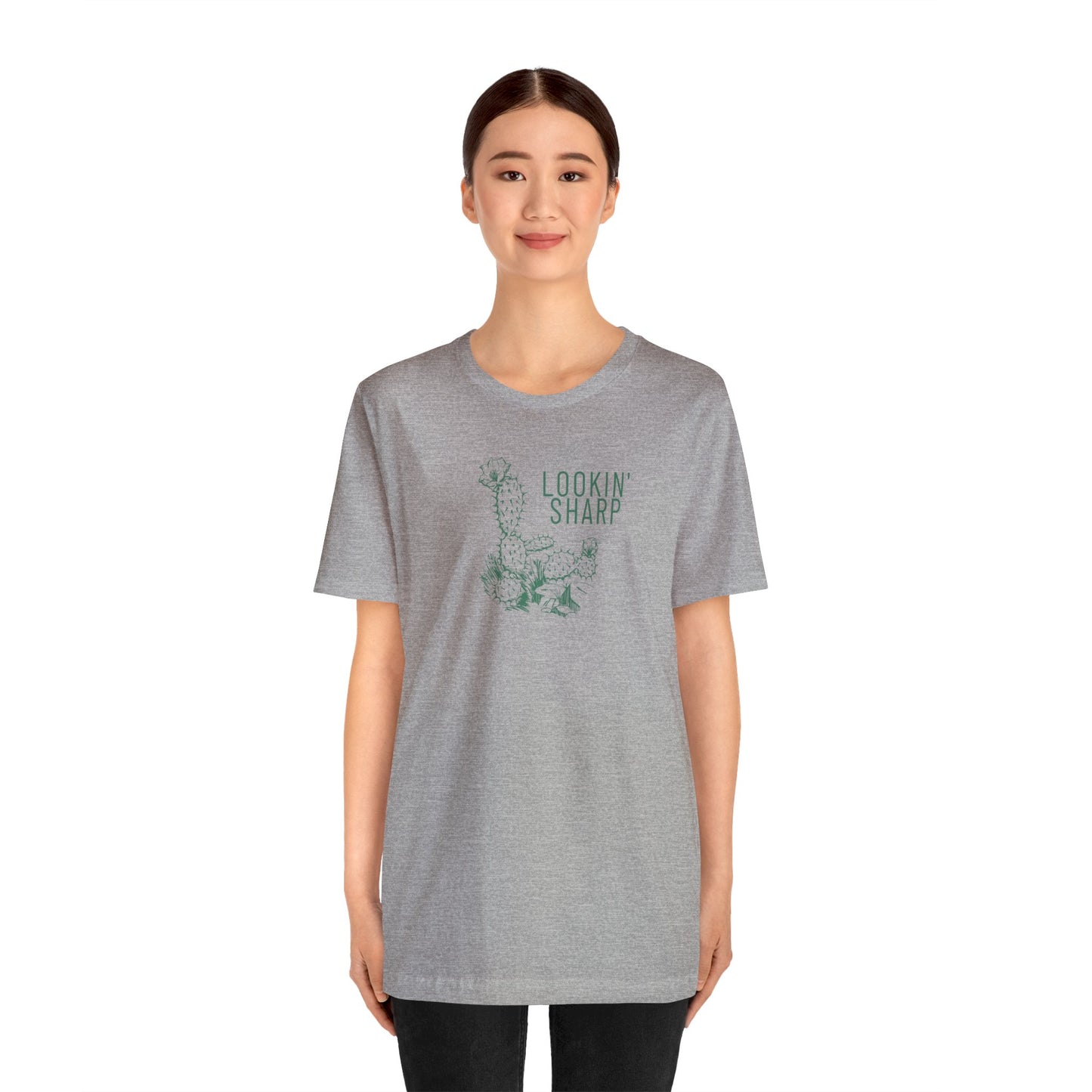 Lookin' Sharp Plant Cactus Short Sleeve Unisex T-Shirt