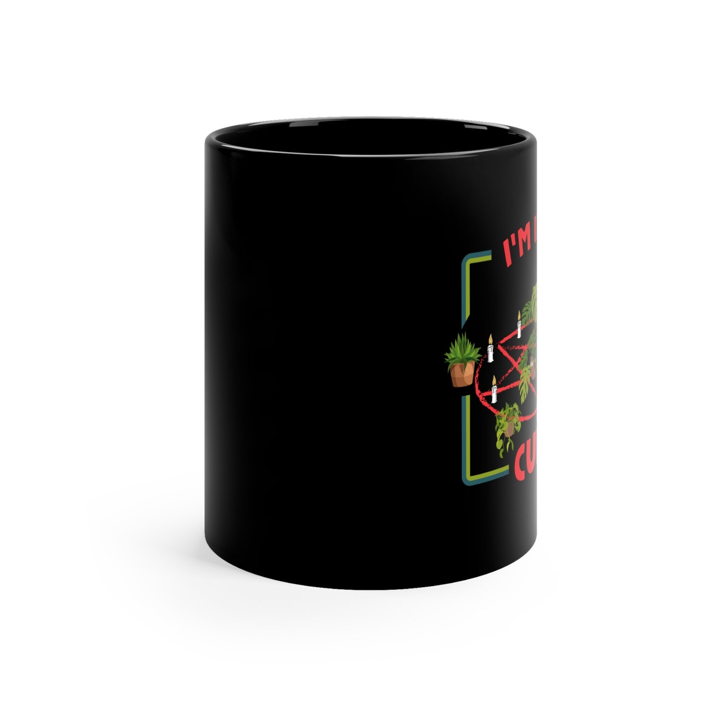 I'm in a Plant Cult 11oz Black Mug