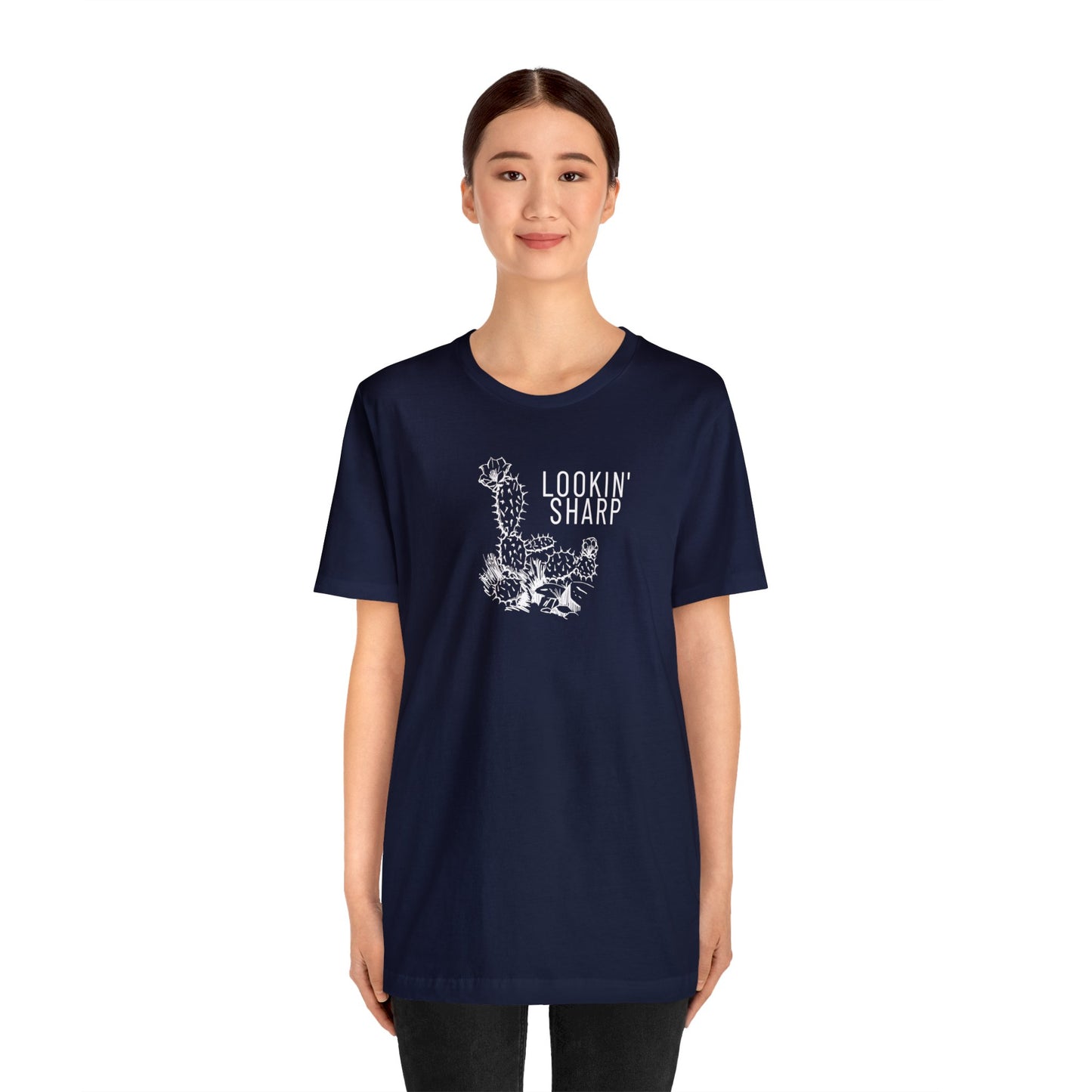 Lookin' Sharp Plant Cactus Short Sleeve Unisex T-Shirt