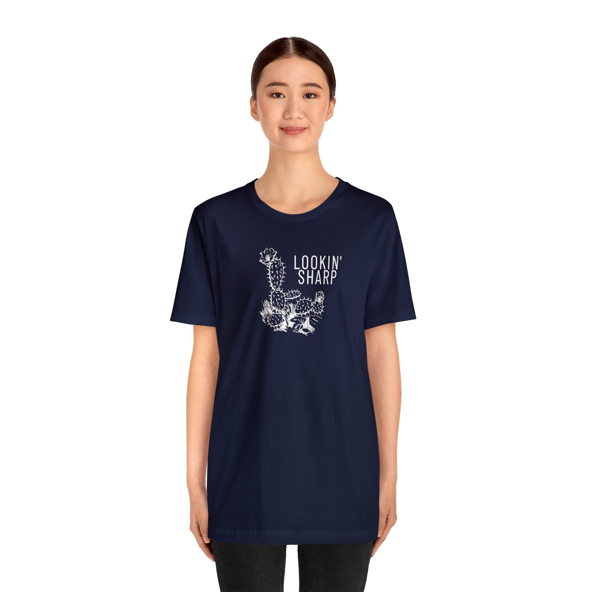Lookin' Sharp Plant Cactus Short Sleeve Unisex T-Shirt