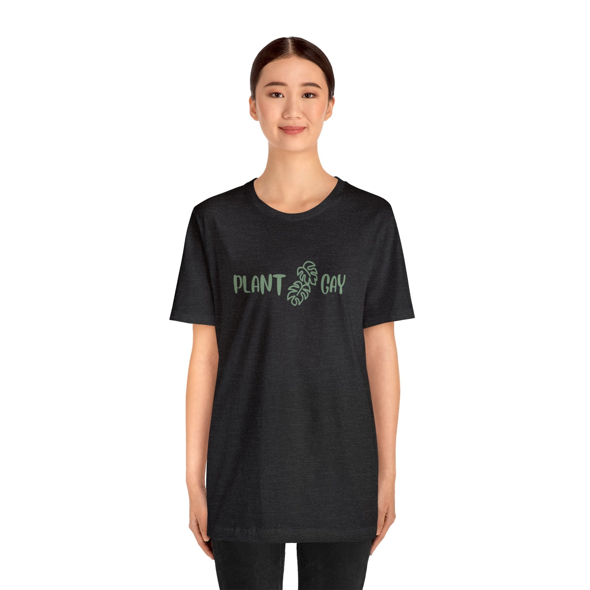 Plant Gay Short Sleeve Men's Women's Unisex Pride T-Shirt