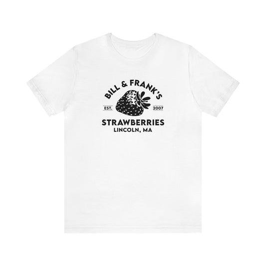 Bill and Frank Strawberry TLOU Strawberries Short Sleeve Unisex T-Shir