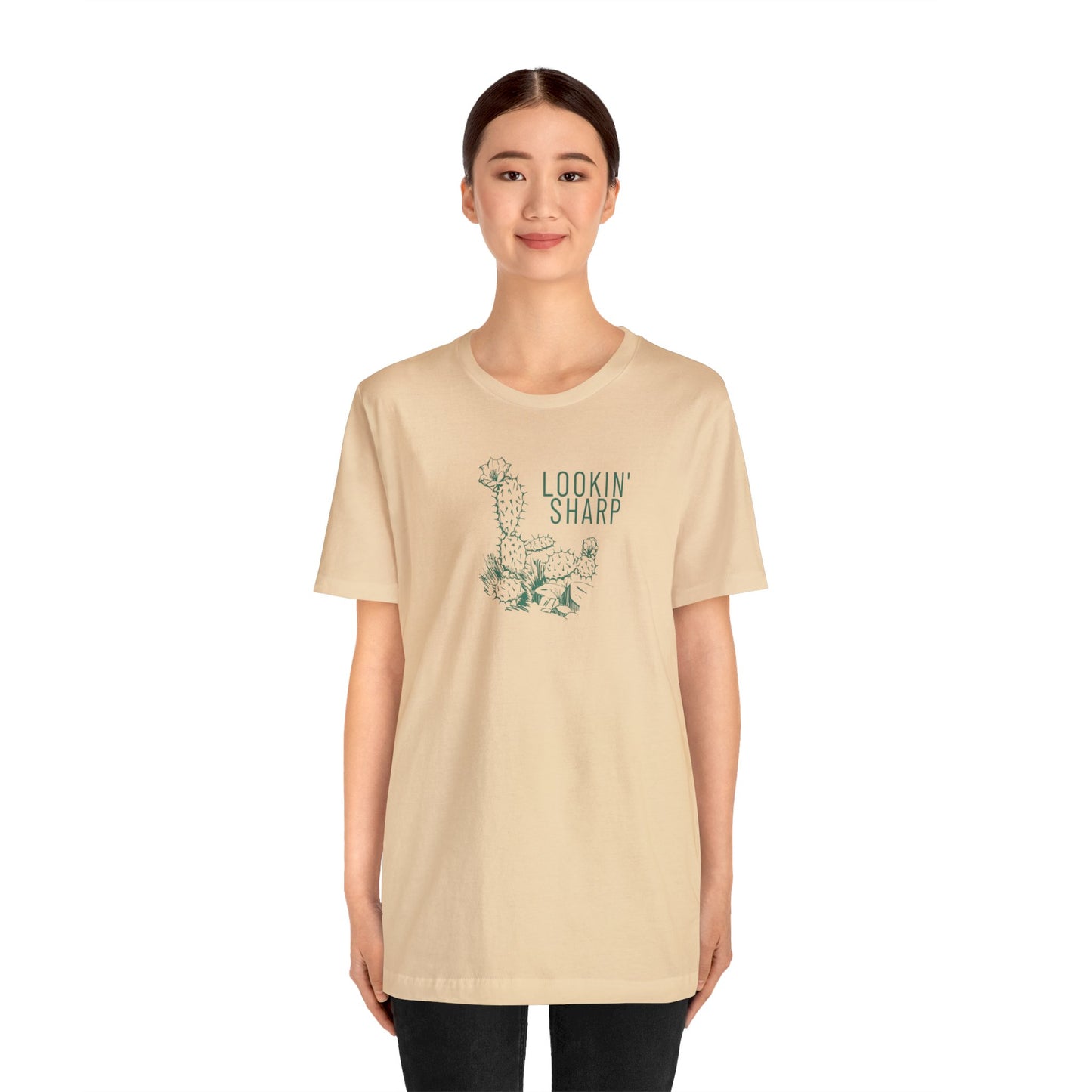 Lookin' Sharp Plant Cactus Short Sleeve Unisex T-Shirt
