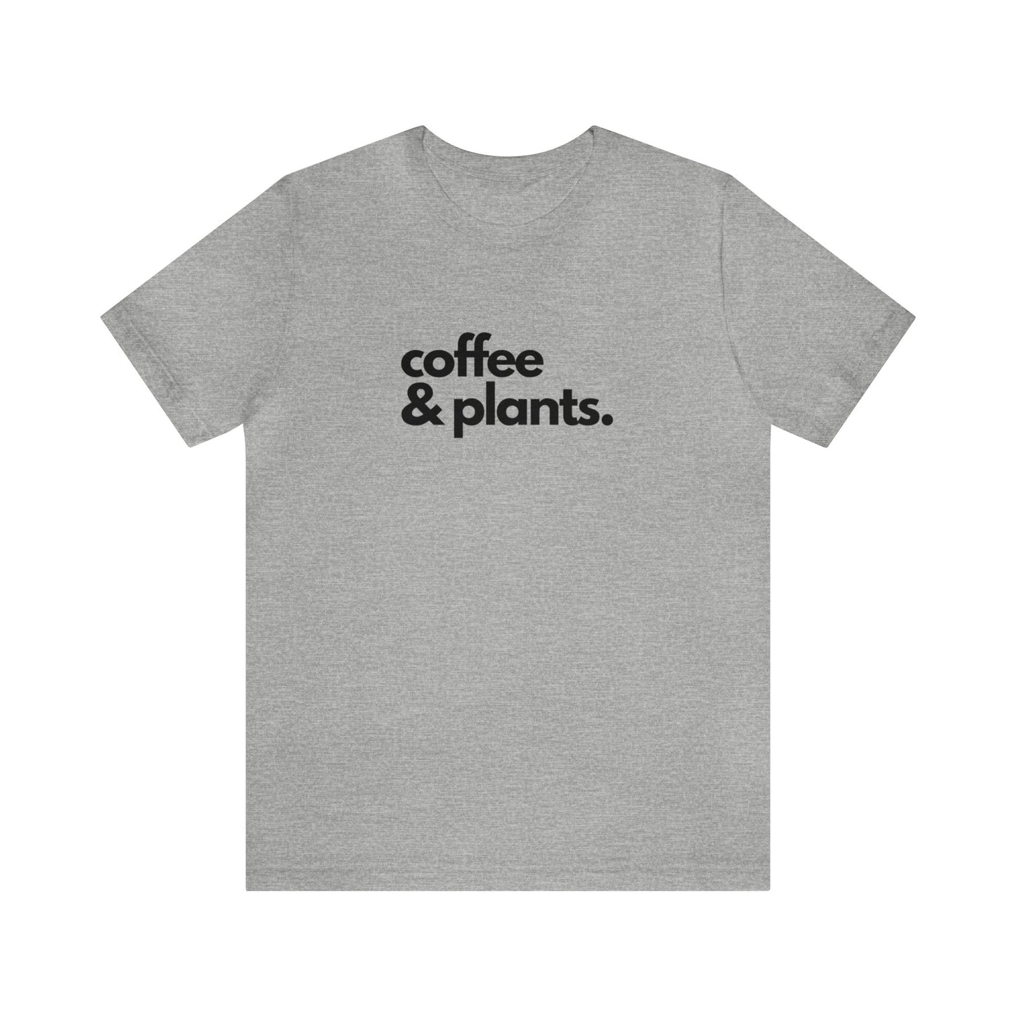 Coffee & Plants Short Sleeve Men's Women's T-Shirt