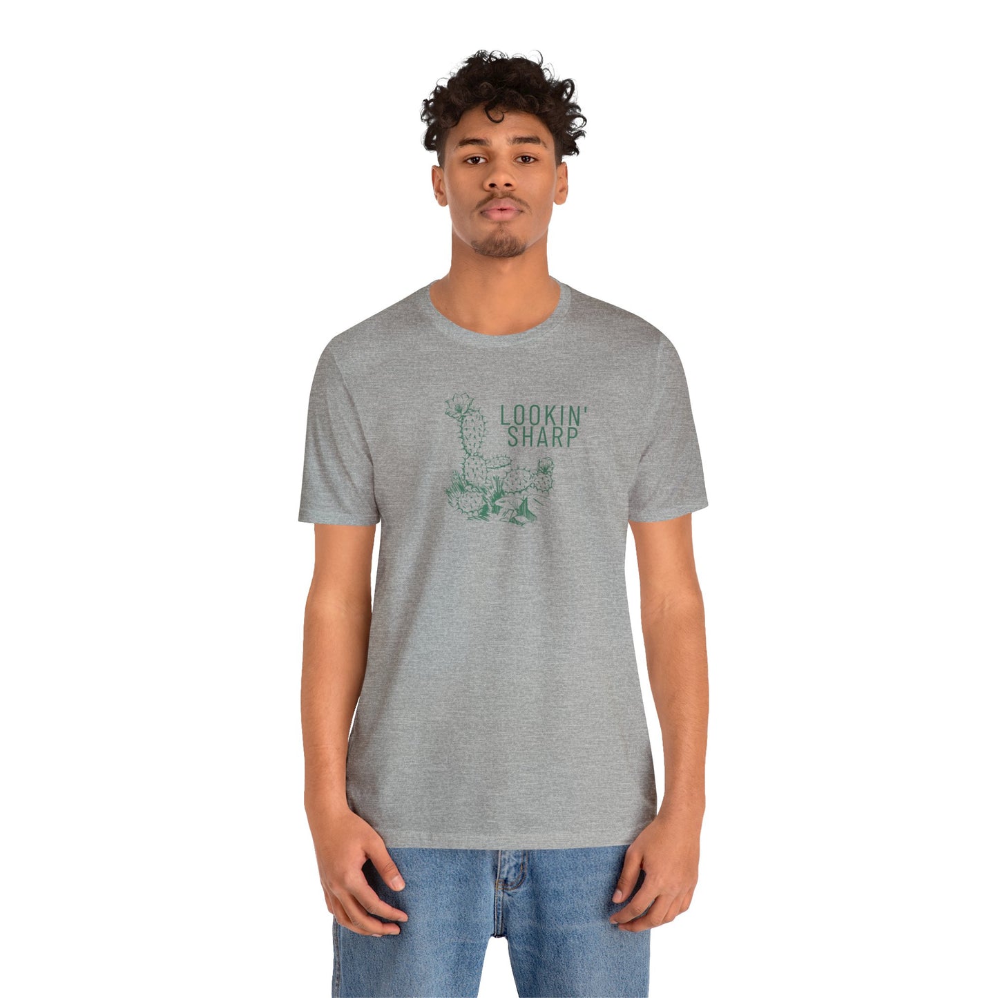 Lookin' Sharp Plant Cactus Short Sleeve Unisex T-Shirt