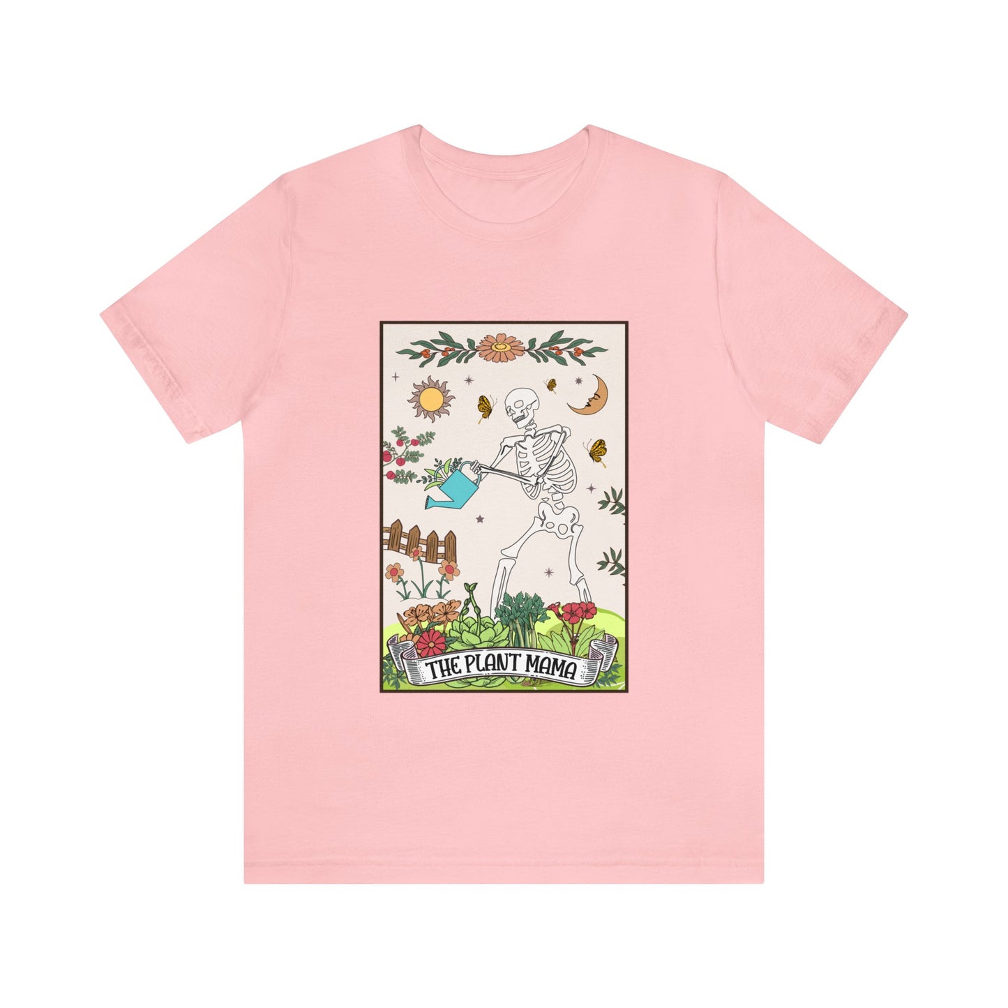 The Plant Mama Loteria Tarot Short Sleeve Unisex T-Shirt