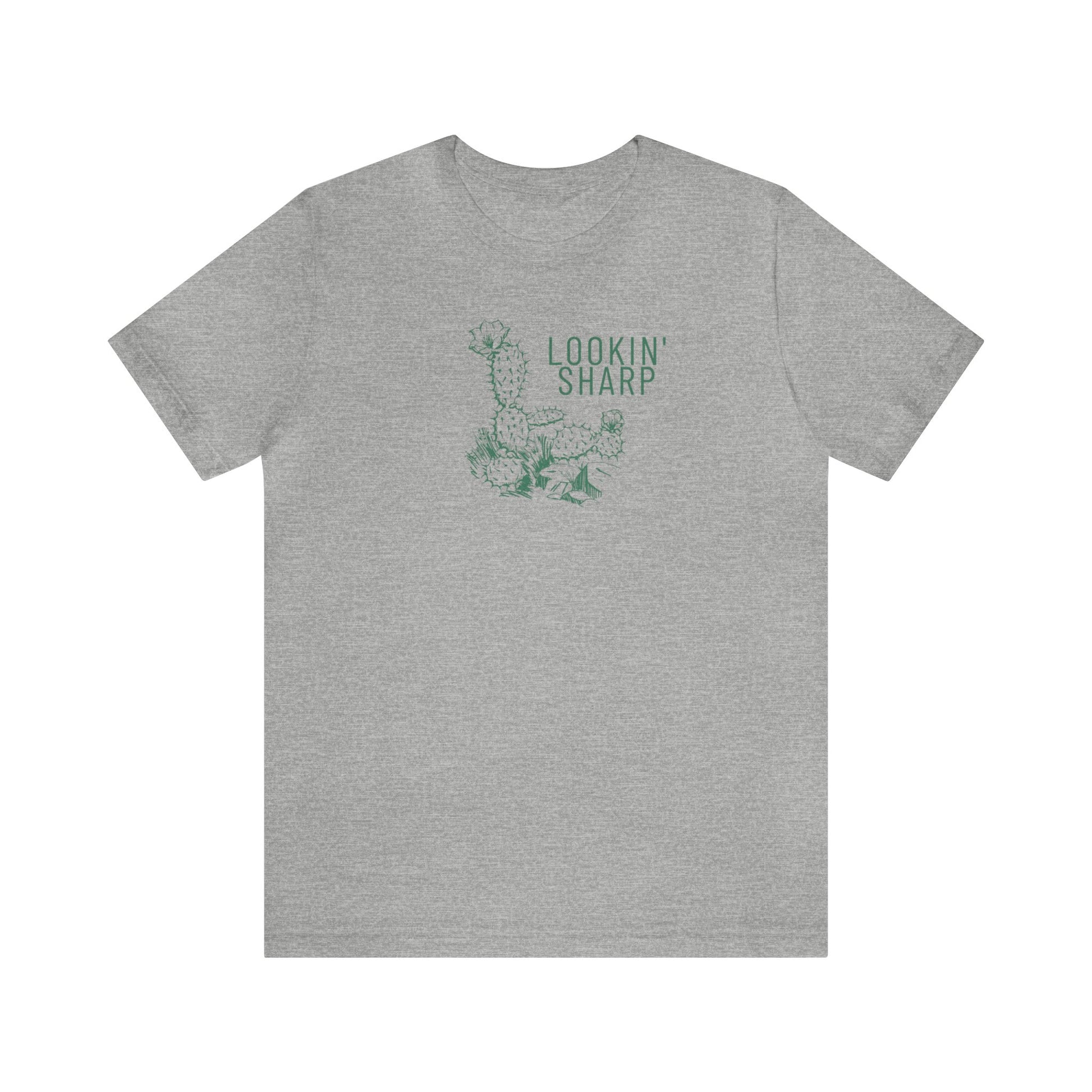 Lookin' Sharp Plant Cactus Short Sleeve Unisex T-Shirt