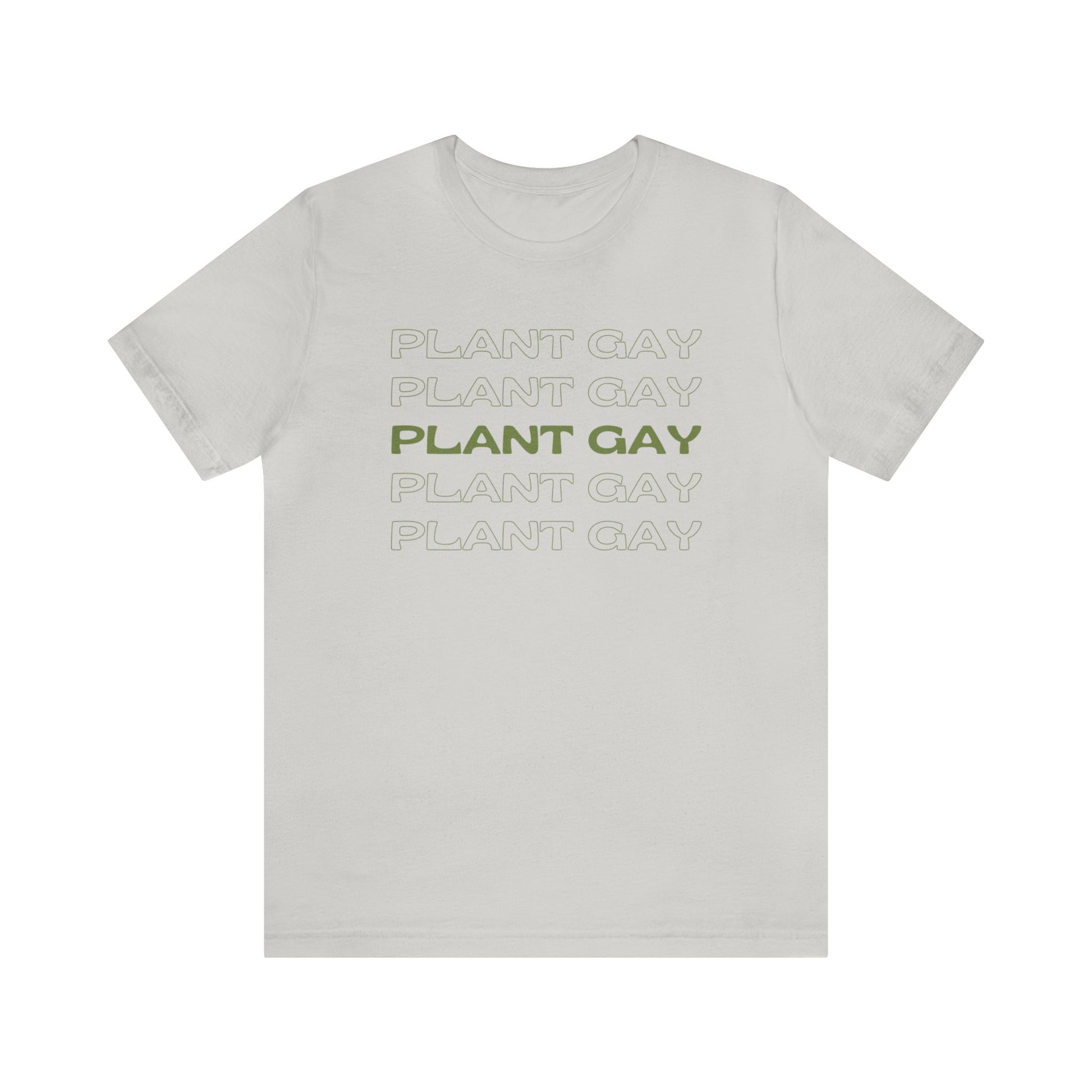 Plant Gay Short Sleeve Men's Women's Unisex Pride T-Shirt
