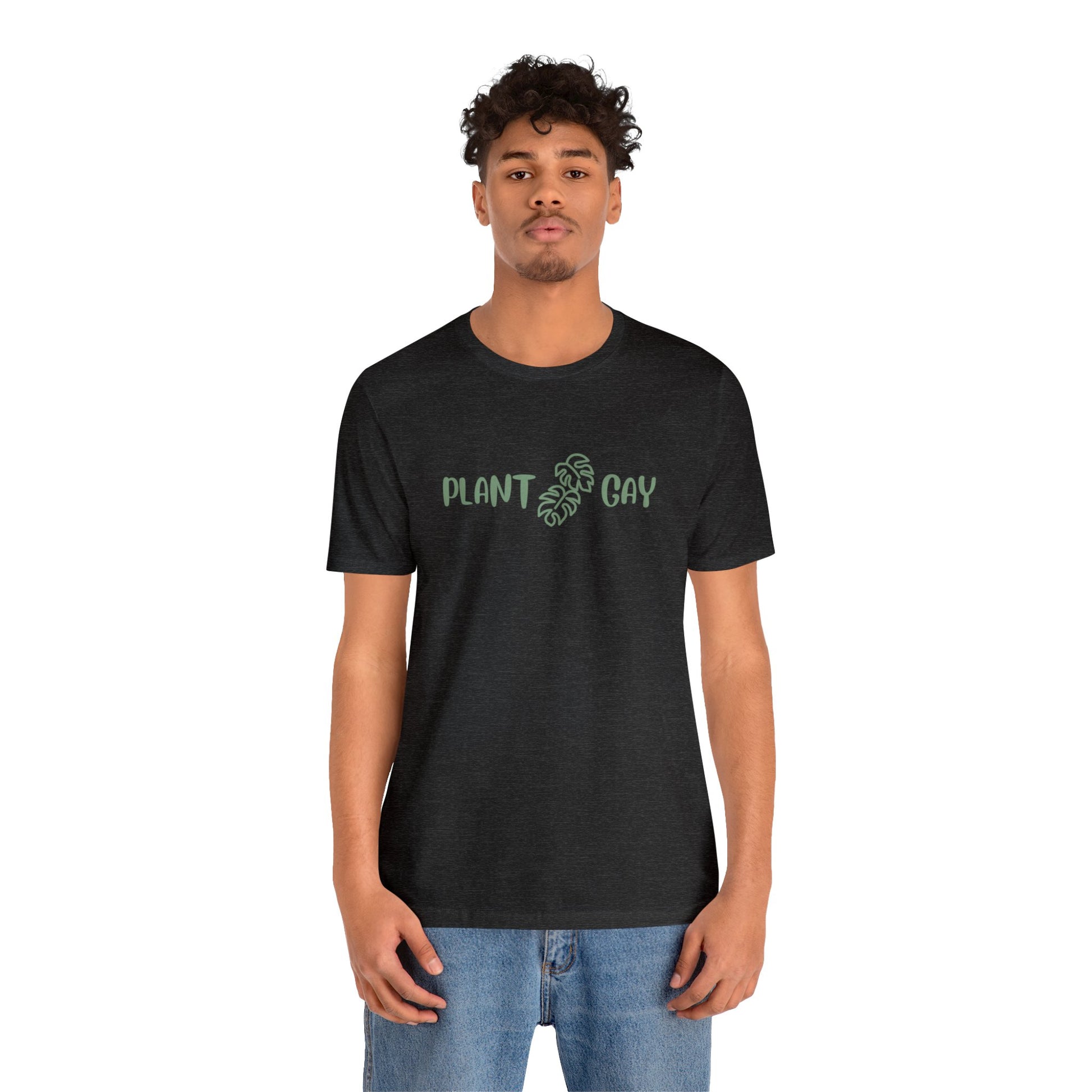 Plant Gay Short Sleeve Men's Women's Unisex Pride T-Shirt
