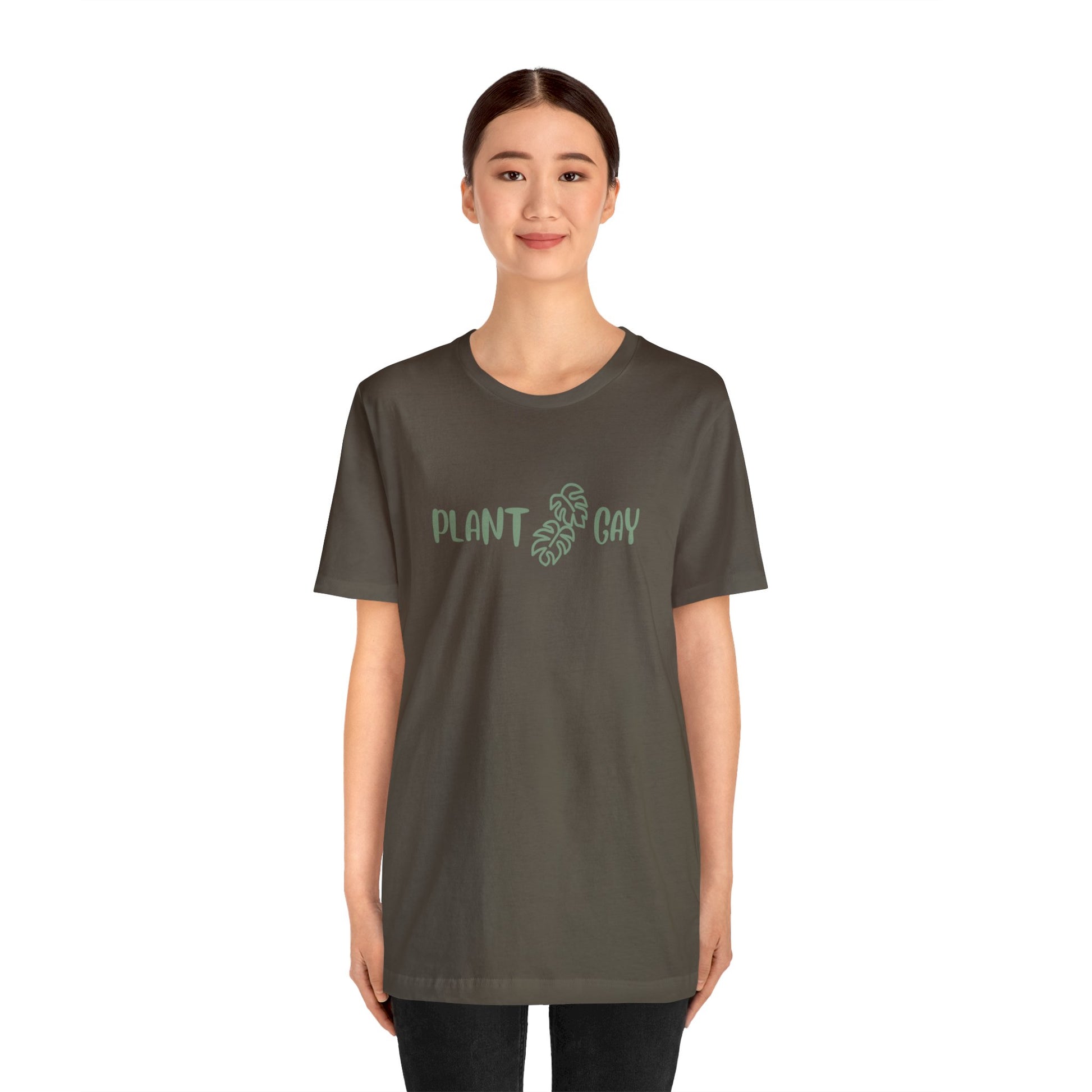 Plant Gay Short Sleeve Men's Women's Unisex Pride T-Shirt