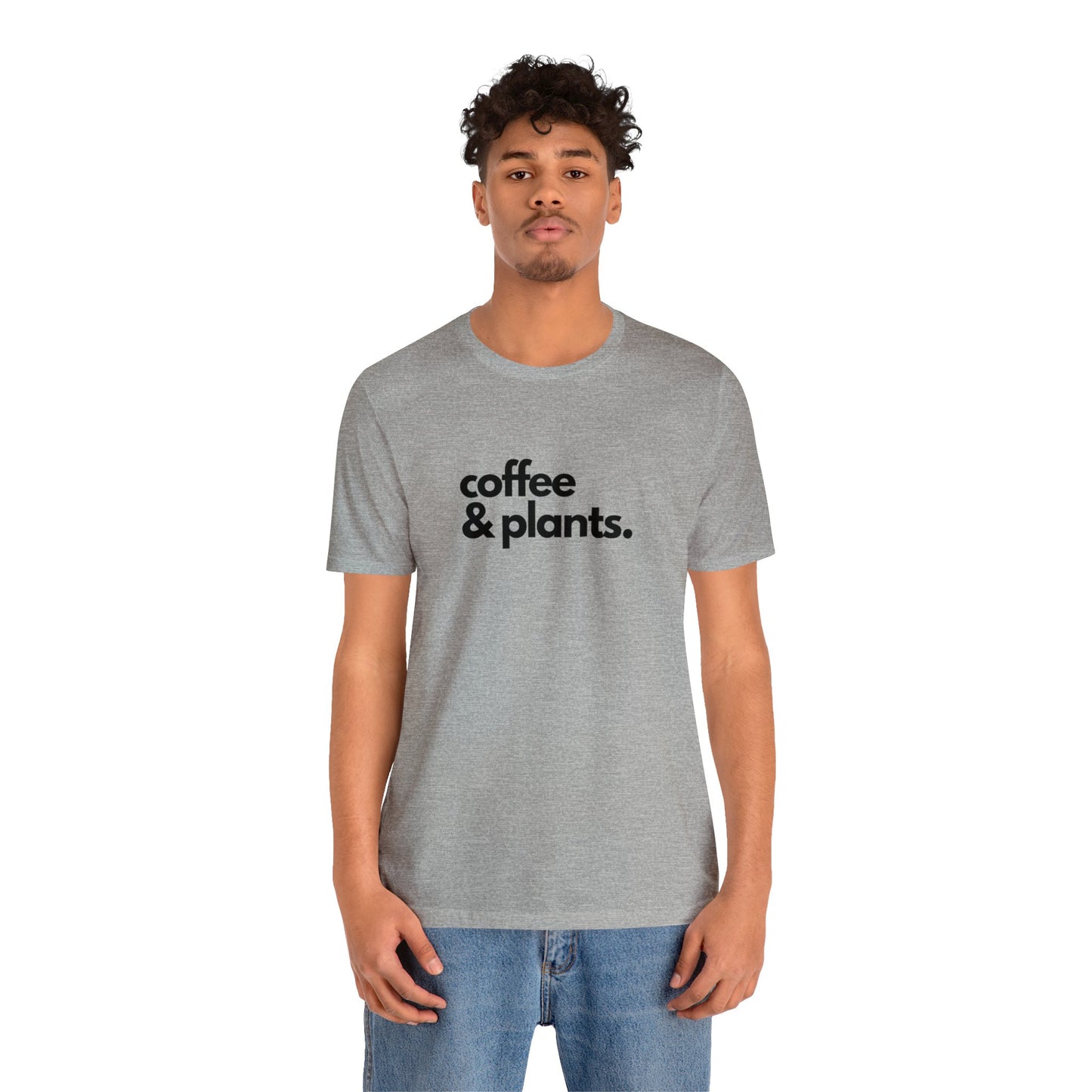 Coffee & Plants Short Sleeve Men's Women's T-Shirt