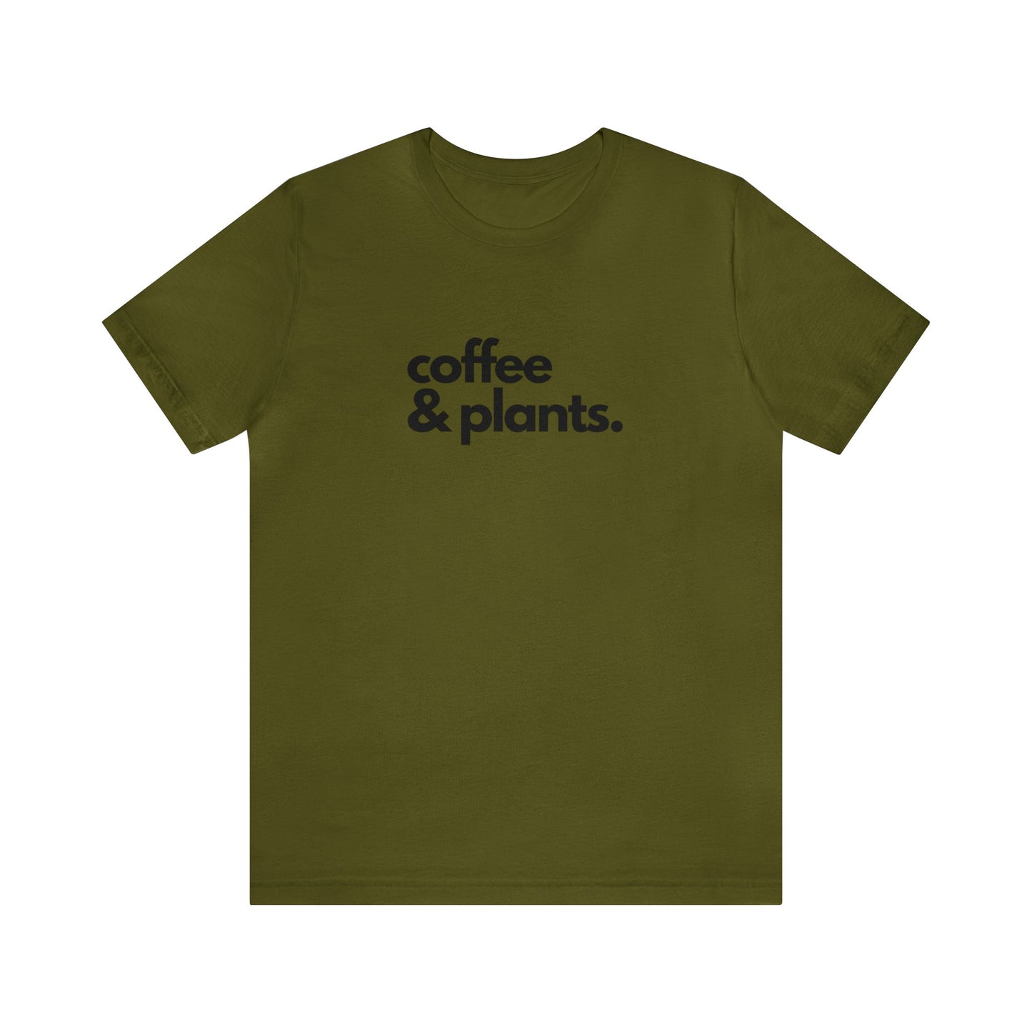 Coffee & Plants Short Sleeve Men's Women's T-Shirt
