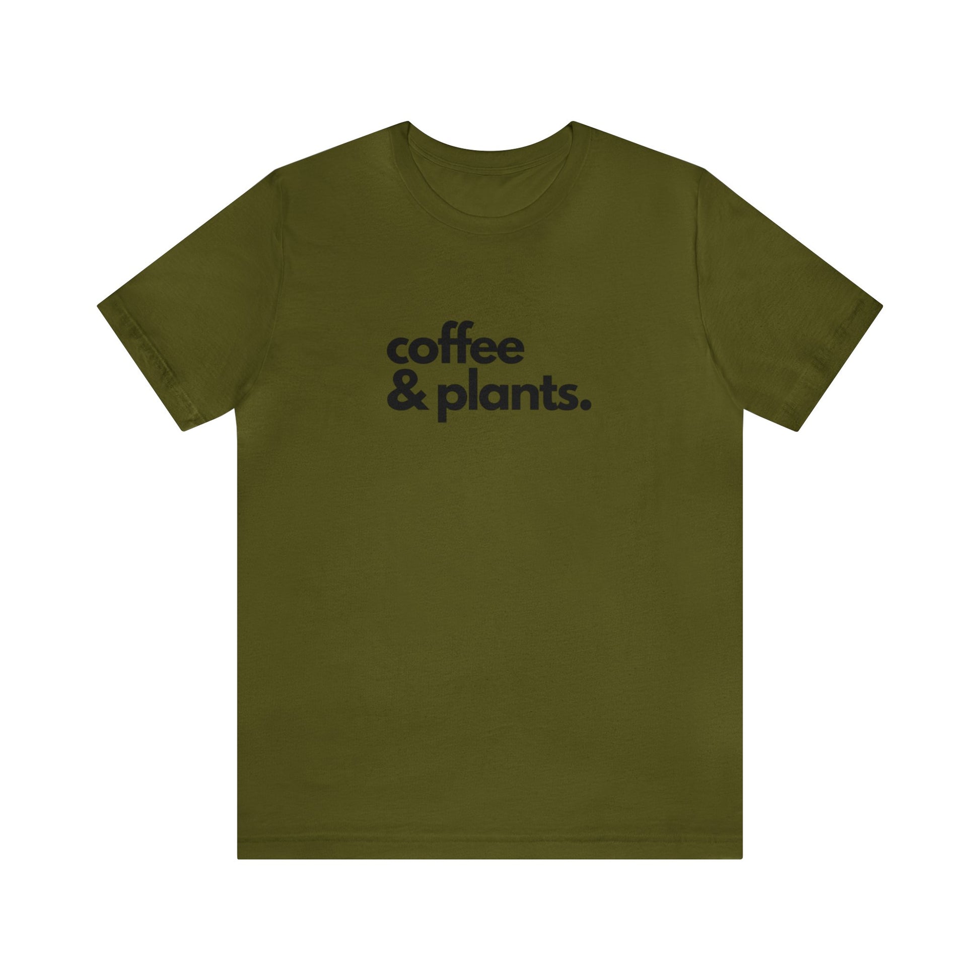 Coffee & Plants Short Sleeve Men's Women's T-Shirt