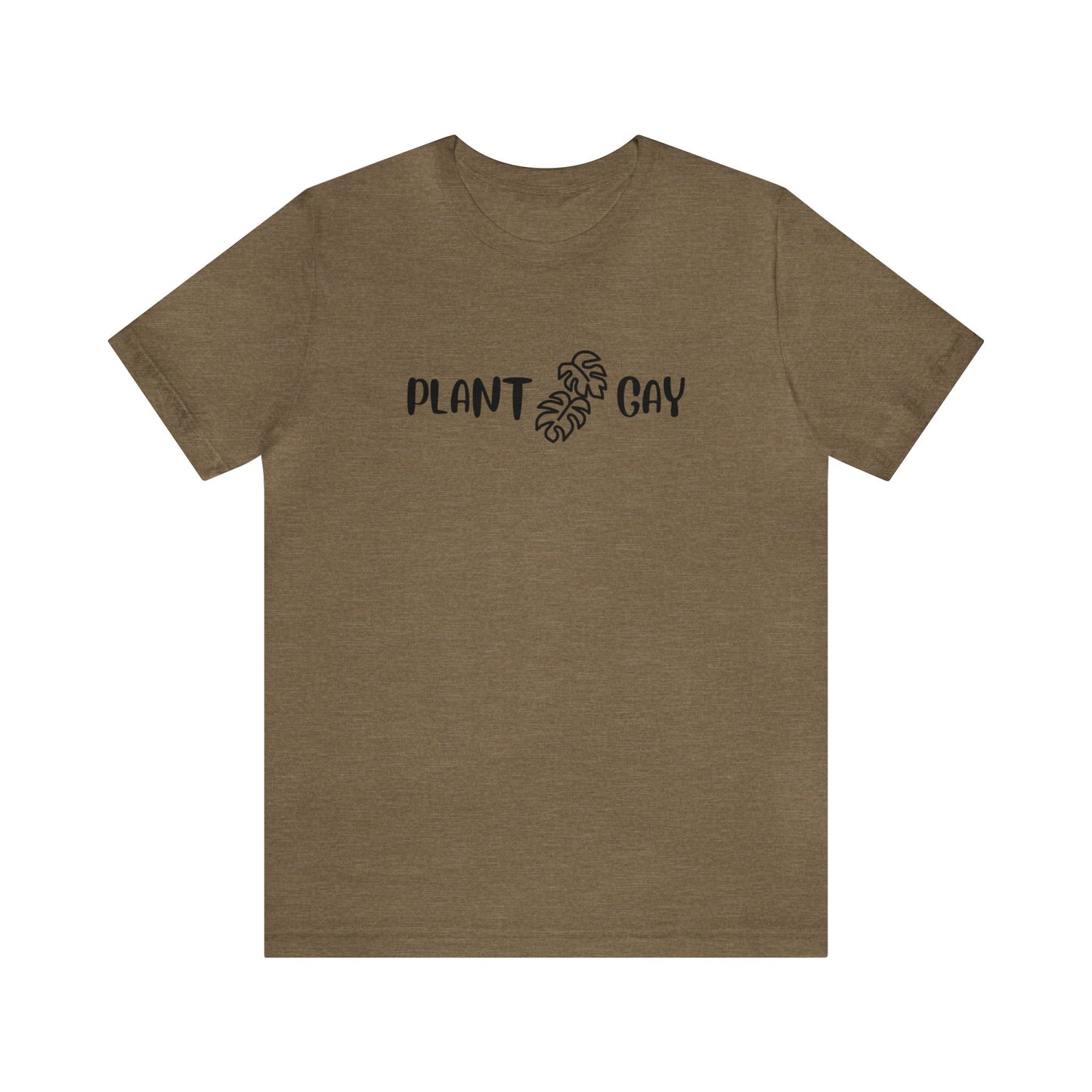 Plant Gay Short Sleeve Men's Women's Unisex Pride T-Shirt