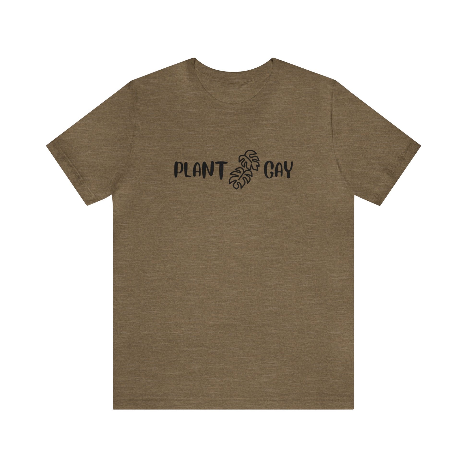 Plant Gay Short Sleeve Men's Women's Unisex Pride T-Shirt