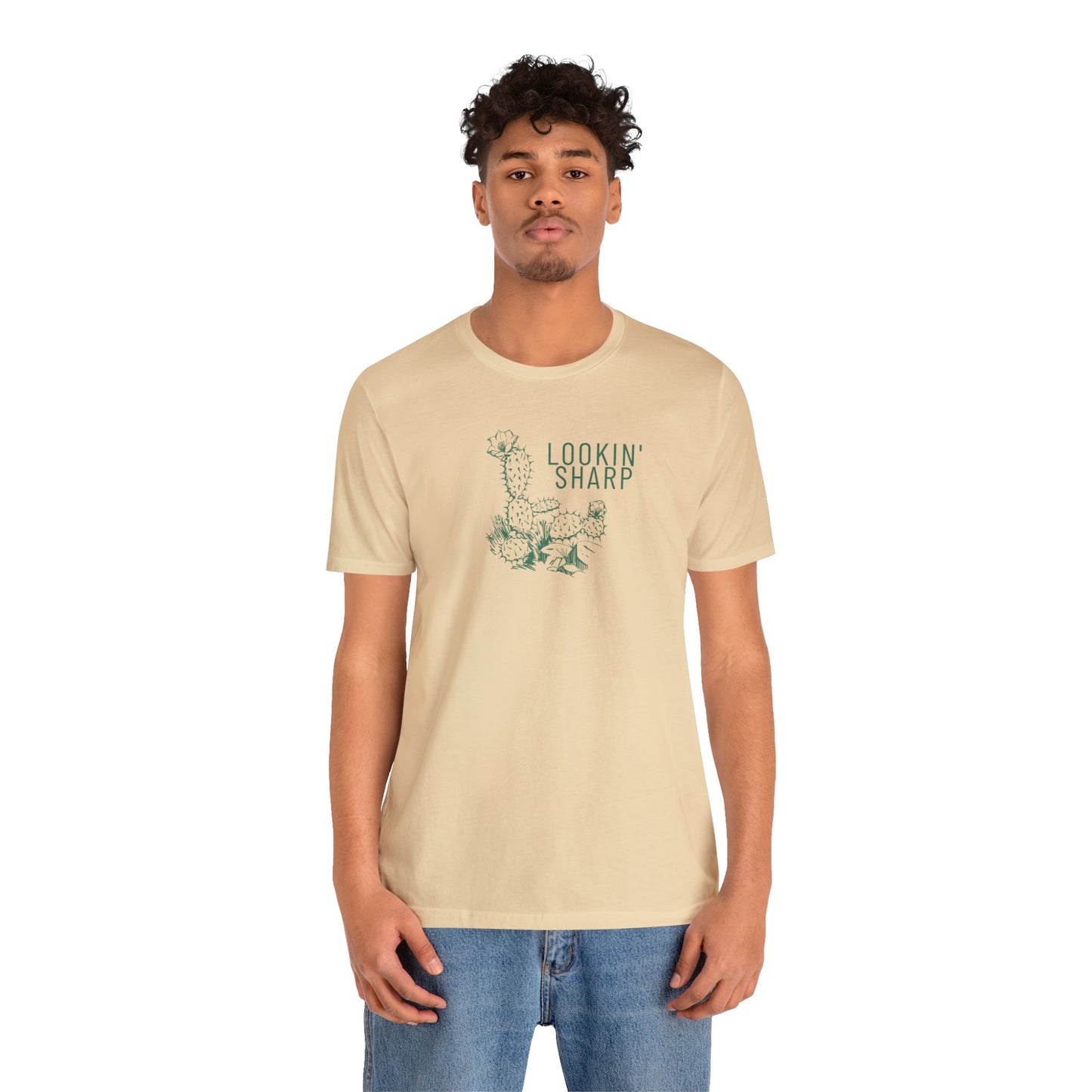 Lookin' Sharp Plant Cactus Short Sleeve Unisex T-Shirt