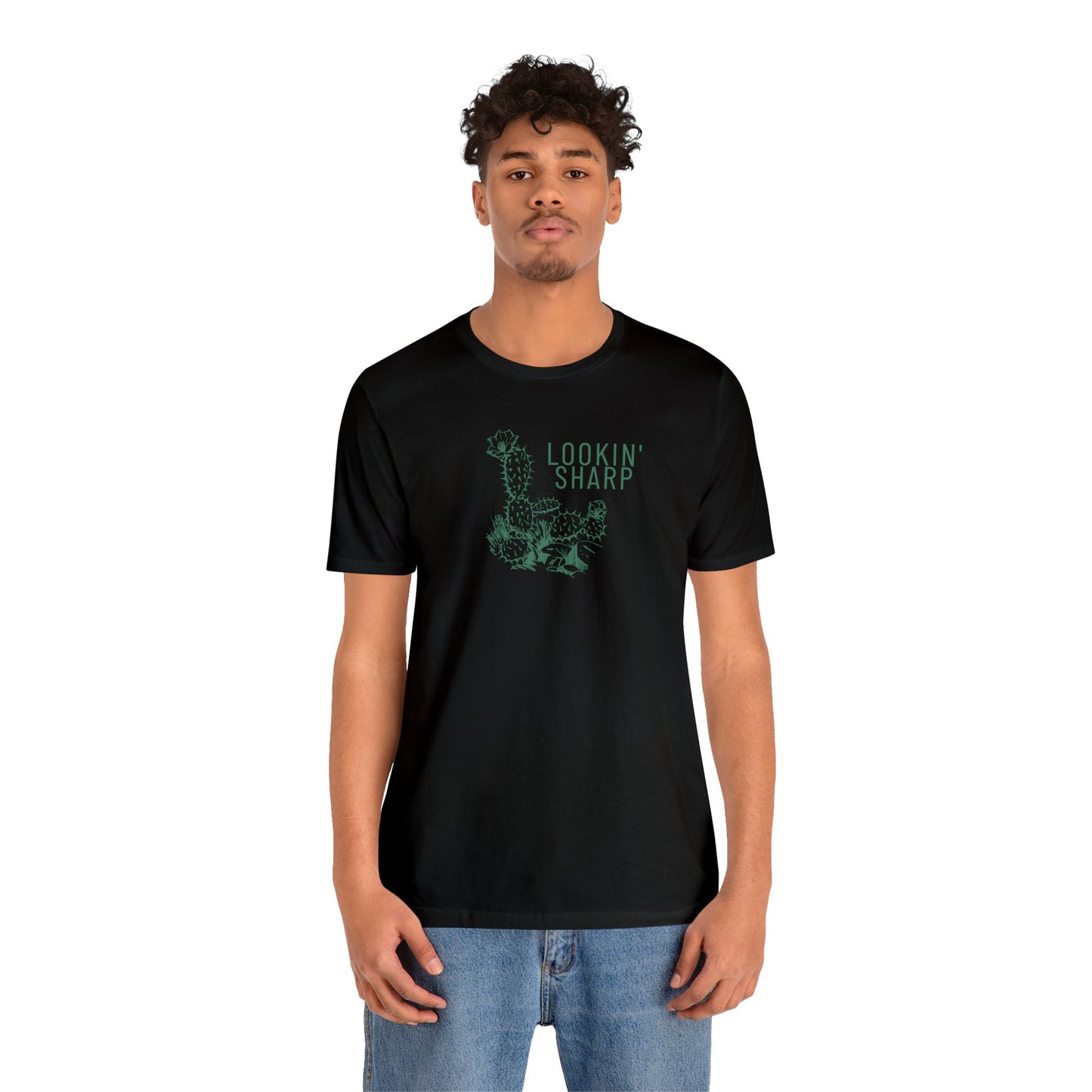 Lookin' Sharp Plant Cactus Short Sleeve Unisex T-Shirt