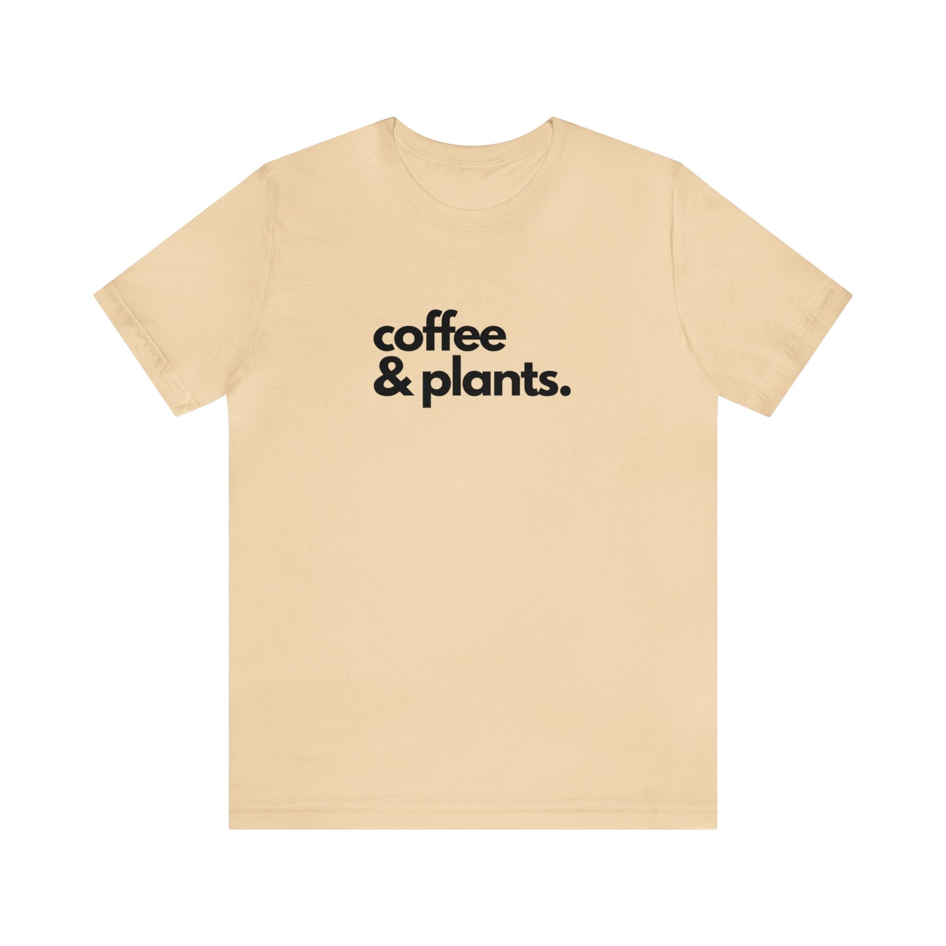 Coffee & Plants Short Sleeve Men's Women's T-Shirt