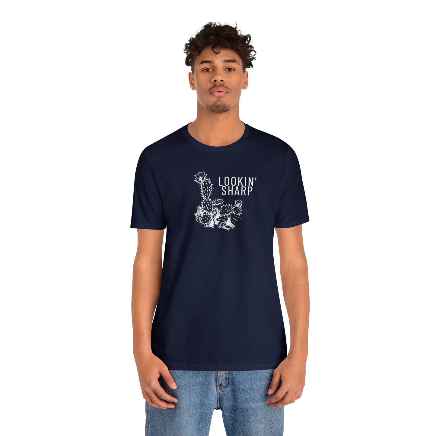 Lookin' Sharp Plant Cactus Short Sleeve Unisex T-Shirt