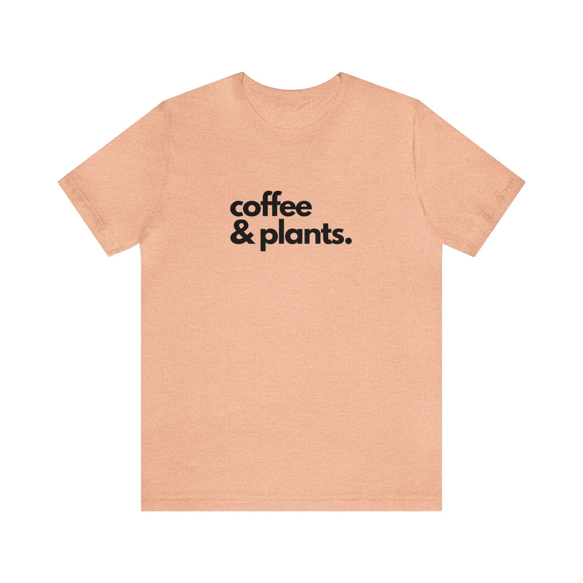 Coffee & Plants Short Sleeve Men's Women's T-Shirt