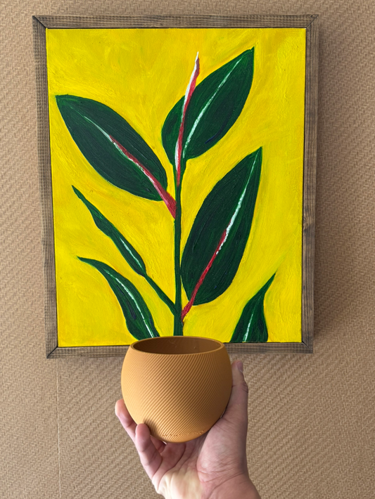 Custom 4 inch PLA pot