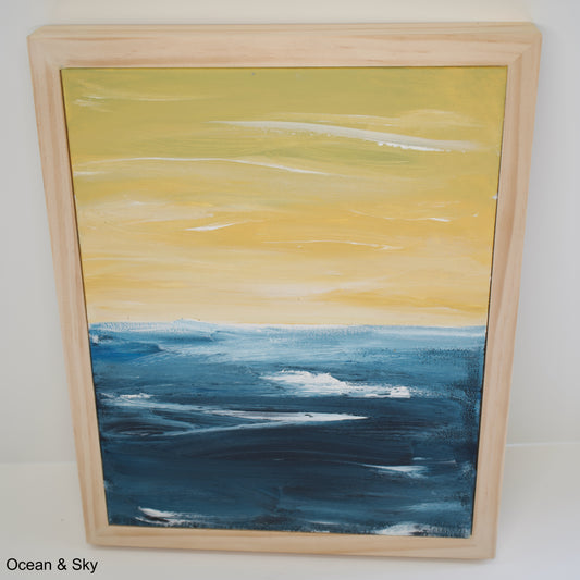 Ocean & Sky Canvas Painting